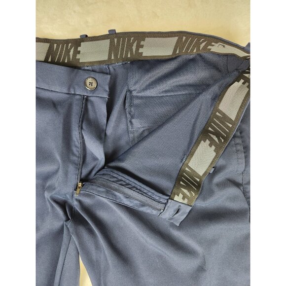 Nike Mens Golf Flat Front Pants 40x30 Standard Fit Dri-Fit Blue - Picture 4 of 12